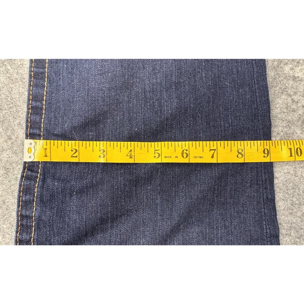 True Religion Women's Dark Wash Bootcut Low Rise Stretch Denim Jeans Size 32 - Picture 2 of 9